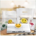 Thumbnail 2 of Matapat ถุงใสพิมพ์ลายชนิดหนาอย่างดี (ลายmake me smile,8x12 นิ้ว) ถุงเหนียว ถุงหูเดี่ยว ถุงมินิมอล ถุงแฟชั่น ถุงของขวัญ (100ใบ/ราคาส่ง)