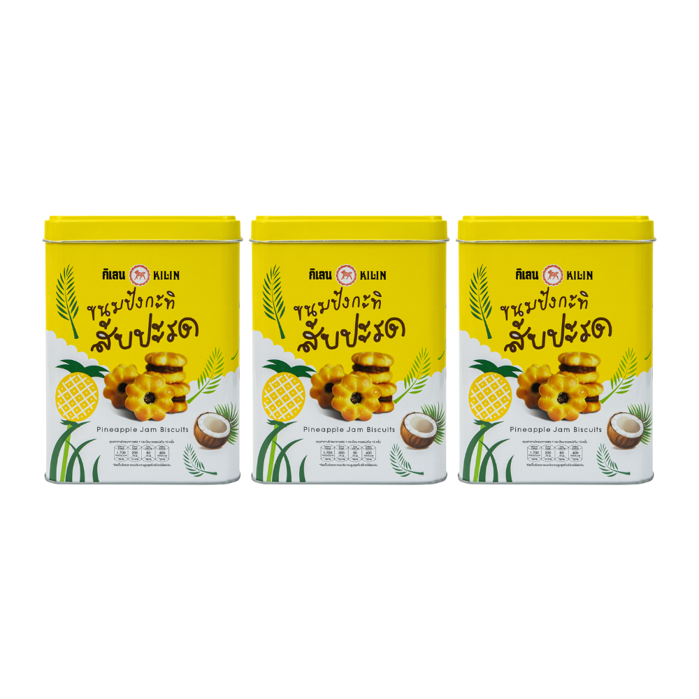 KILIN Biscuits in Tin Pineapple cream 400 g x 3