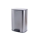 Thumbnail 1 of SUPER LOCK Trash Bin Minimal Stainless Steel 410 with Soft Close Pedal System Model 9606 50 l Stainless Steel