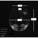 Thumbnail 2 of แจกันดอกไม้ แจกันแต่งบ้านสไตล์นอร์ดิก แจกันแก้วใสทรงแบน SBO-L