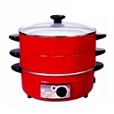 Thumbnail 1 of อิมาร์เฟล็กซ์ กระทะไฟฟ้า+ซึ้ง 2 ชั้น รุ่น MP-18