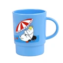 Thumbnail 1 of ซุปเปอร์ ล็อค แก้วน้ำ ลายลิขสิทธิ์แท้มูมิน BPA Free รุ่น 5202-MU 500 มล. สีฟ้า