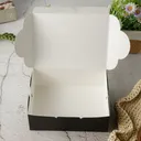 Thumbnail 3 of Quickpack - กล่องพรีเมี่ยม จัดเบรค/Snack ดำขลิบทอง (M) ขนาด 12x16x6 cm – 100 กล่อง