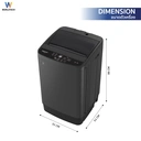 Thumbnail 4 of เวิล์ดเทค เครื่องซักผ้าฝาบนอัตโนมัติ 7 กก. รุ่น WT-MB70-600_Grey