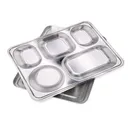 Thumbnail 1 of Empress World ถาดหลุมสแตนเลส 5 ช่อง ฝาปิดสแตนเลสเลส x 6