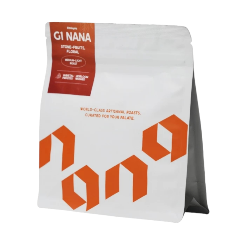 Ethiopia G1 NANA เมล็ดกาแฟ คั่วกลาง (100g) - Nana Coffee Roasters