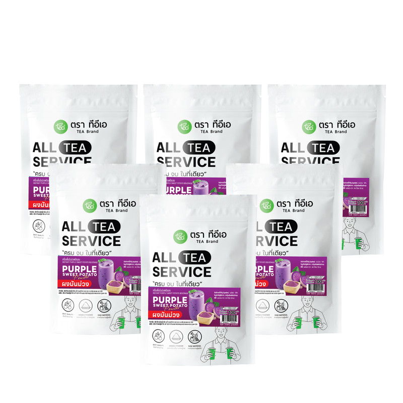TEA Instant Purple Sweet Potato Powder (100 g) x 6 Bags