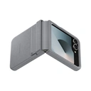 Thumbnail 4 of Case SAMSUNG GALAXY Z Flip6 Flap Vegan Leather Gray