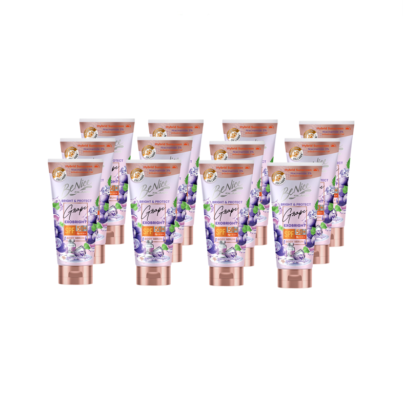 [Case] BeNice Bright & Protect Grape Exosome Body Serum150ml. x12