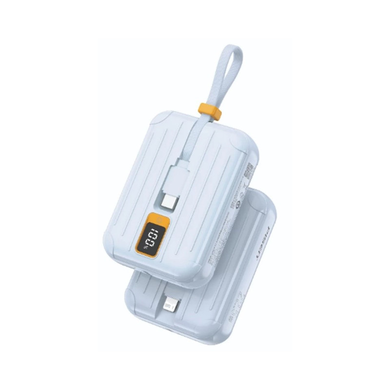 Pisen แบตสํารอง 10000mAh Power Tiny กําลังไฟสูง 22.5 วัตต์ พาวเวอร์แบงค์พร้อมสายคู่ รุ่น TS-D326
