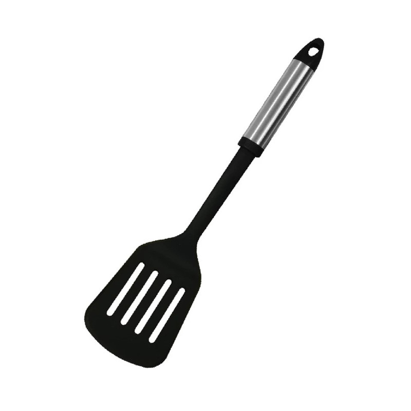 ตะหลิวมีร่องไนล่อนด้ามพลาสติก NYLON SLOTTED TURNER WITH PLASTIC HANDLE 5051126806613