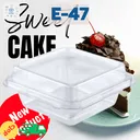 Thumbnail 2 of พิค เบเกอรี่ กล่อง กล่องพลาสติก กล่องใส่อาหาร กล่องขนม กล่องเค้ก E-47 x 1000 ใบ (ยกลัง)