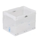 Thumbnail 2 of Eiffle ลังพลาสติกพับได้ พร้อมฝา รุ่น 3626LID สีใส