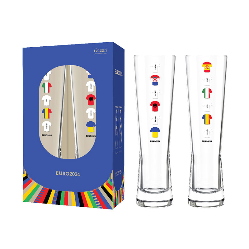 OCEAN EURO Metropolitan Beer Glasses Model G2 410 ml 2 pcs