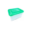 Thumbnail 2 of กล่องอเนกประสงค์หูหิ้ว ขนาด 32x22x19.8 cm สีเขียวใส แพ็ค2