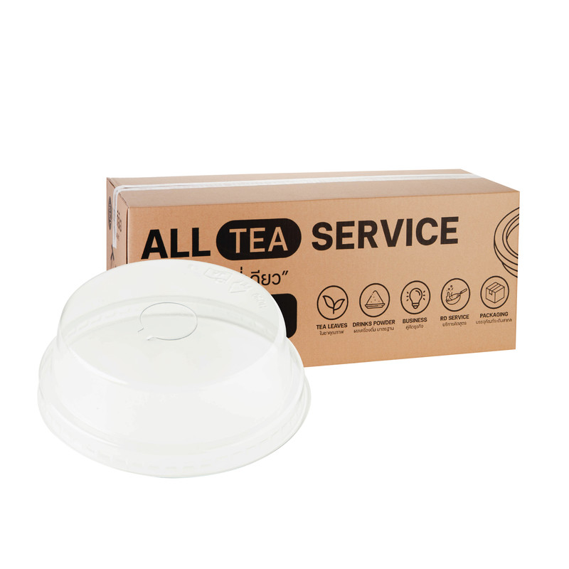 [95mm] Plastic Cup Half Dome Lids 95 mm (100 pcs/pack) x 5 Packs
