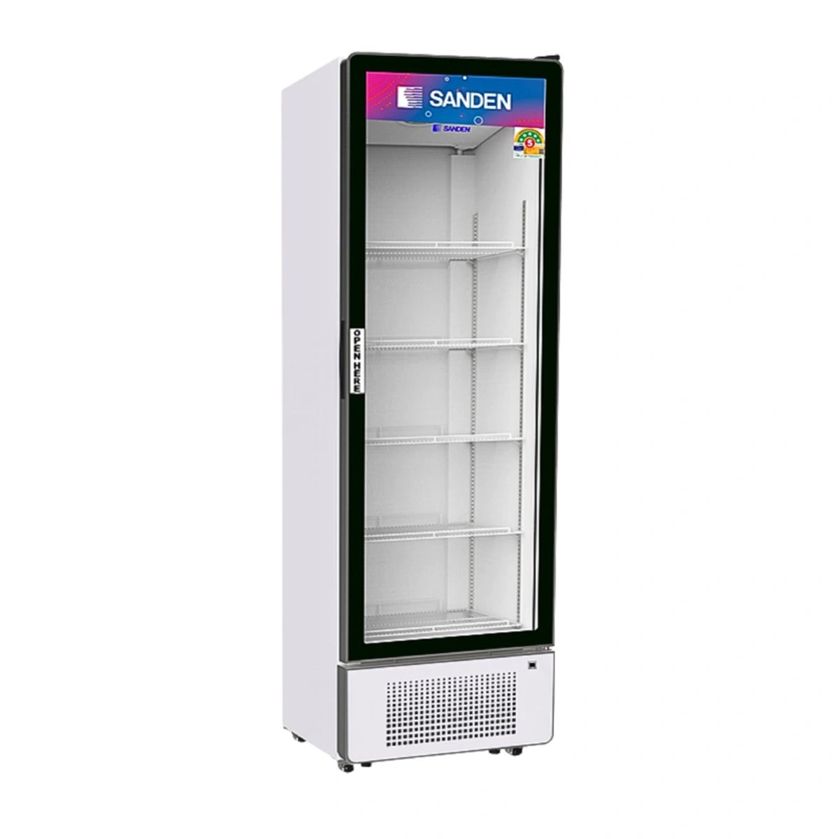 1-DOOR BEVERAGE COOLER SANDEN SPD-0500P 12.9 CU.FT