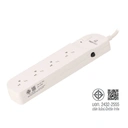 Thumbnail 1 of TECHPRO Plug 4 Way 1 Switch 3M. PLG01