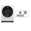 Thumbnail 3 of HITACHI FRONT LOAD WASHER DRYER MACHINE 10 KG. / Dry 7 KG. BDD100GV WHITE