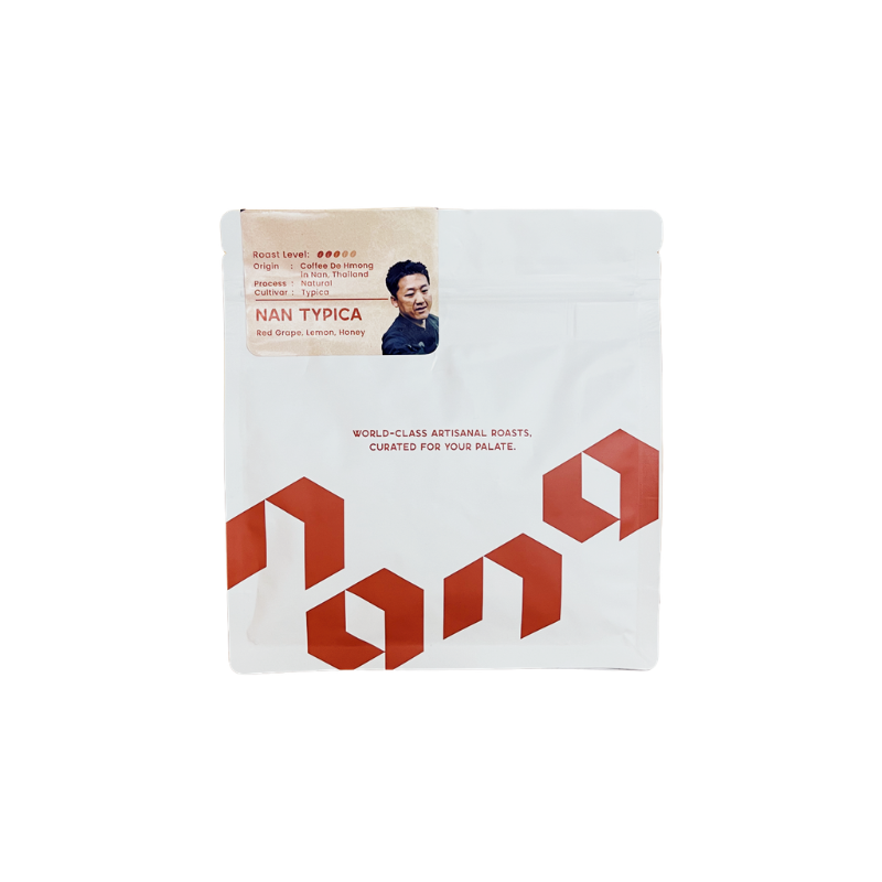 Nan Typica เมล็ดกาแฟคั่วอ่อนจากน่าน (100g)