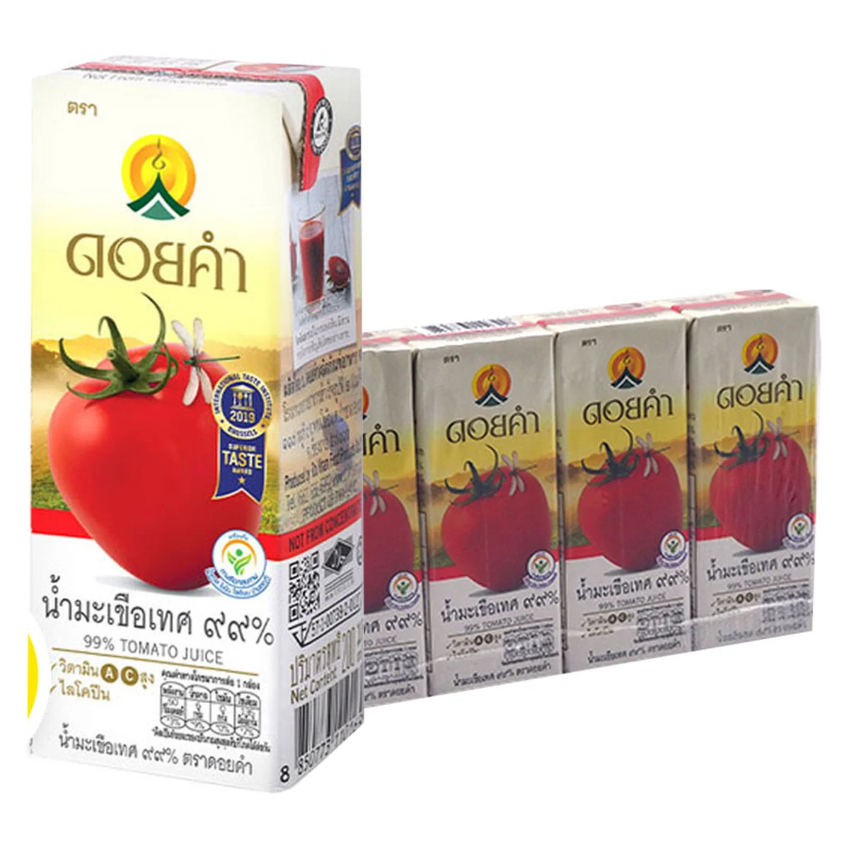 DOI KHAM 99% Tomato Juice 200 ml x 4