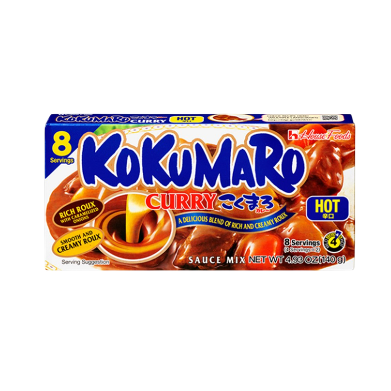 เฮ้าส์ โคคุมาโระ เคอร์รี ฮอต แกงกระหรี่เผ็ด 140 กรัม House Kokumaro Curry Hot 140 g.