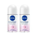 Thumbnail 1 of นีเวีย เอ็กซ์ตร้า ไบรท์ มิราเคิล สวีท พรีเมียม ฟราแกรนซ์ สวีท แพร์ โรลออน 50 มล. 2 ชิ้น