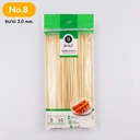 Thumbnail 1 of Matapat ไม้เสียบอาหาร (3 mm. เบอร์ 8) ไม้เสียบอนามัย ไม้สะเต๊ะ ไม้บาบีคิว 2.5 มิล 3 มิล 4 มิล 5 มิล ลูกชิ้น หมูปิ้ง ไม้เสียบ (รุ่นคัดเกรด)