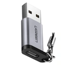 Thumbnail 2 of ยูกรีน ตัวแปลง Adapter USB-A Male to USB-C 3.1A Connector Gray (50533)