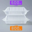 Thumbnail 2 of Matapat กล่องข้าวฝาติด 600/800 มล. (600 มล.) รุ่นใช้แทนโฟมชนิดบาง เข้าไมโครเวฟได้ กล่องข้าวเวฟได้ ผ่านมาตรฐาน (100ชิ้น)