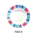 Thumbnail 1 of SB จานกลมลึก ลายเรนโบว์ 8 นิ้ว แพ็ค6