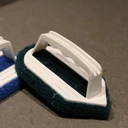 Thumbnail 2 of โพลี-ไบรท์ แผ่นใยขัดพร้อมด้ามจับ 2 way สีเขียว (3 ชิ้น)