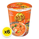 Thumbnail 2 of YUMYUM Cup Instant Noodles Tom Yum Kung Creamy 60 g x 6