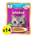 Thumbnail 2 of WHISKAS Pouch Wet Cat Food Ocean Fish 80 g x 14