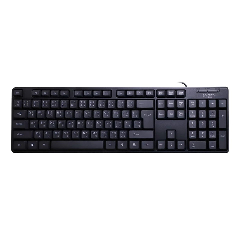Anitech แอนิเทค คีย์บอร์ด รุ่น P302 ดีไซน์กันน้ํา รับประกัน 2 ปี