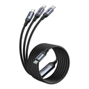 Thumbnail 4 of JOYROOM 3-in-1 Multifunctional Cable 30W Fast Charge Speedy 1.2M Black