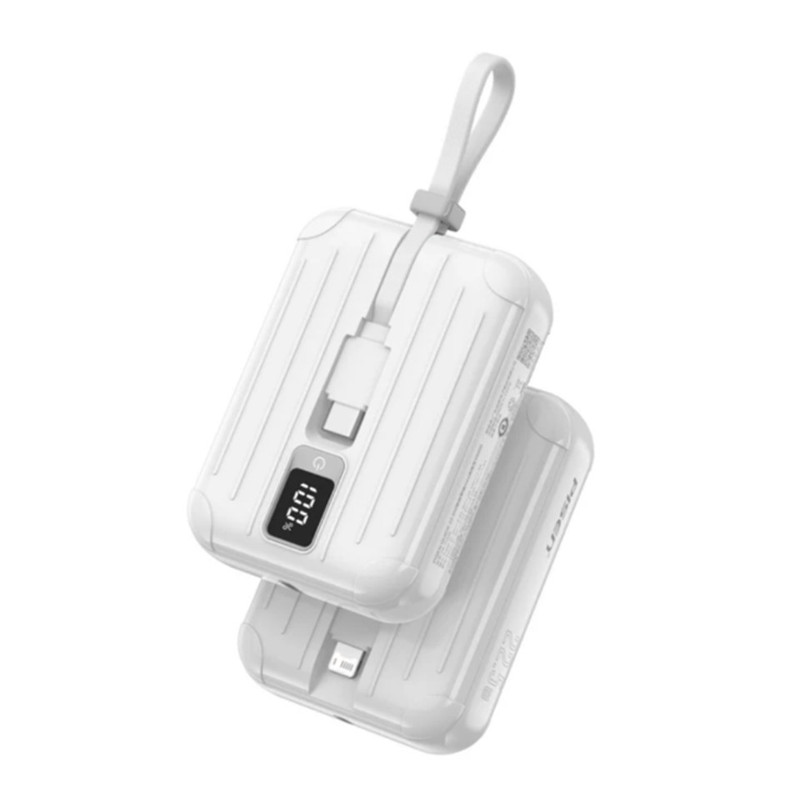 Pisen แบตสํารอง 10000mAh Power Tiny กําลังไฟสูง 22.5 วัตต์ พาวเวอร์แบงค์พร้อมสายคู่ รุ่น TS-D326