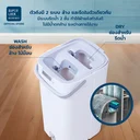 Thumbnail 4 of ซุปเปอร์ ล็อค ชุดถังรีดม็อบ รุ่น ULTIMATE CLEAN 2 พร้อม ผ้าไมโครไฟเบอร์ 2 ผืน + ไม้ถูพื้น ม๊อบดันฝุ่นพร้อมถังรีดน้ำรุ่น 9503