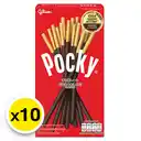 Thumbnail 2 of ป๊อกกี้ บิสกิตแท่งเคลือบ รสช็อกโกแลต 45 ก. x 10