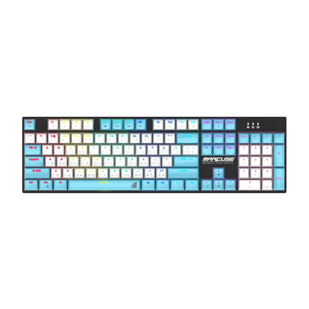 SIGNO Gaming Keyboard Mechanical MARCUSE KB-727 Blue Red Switch