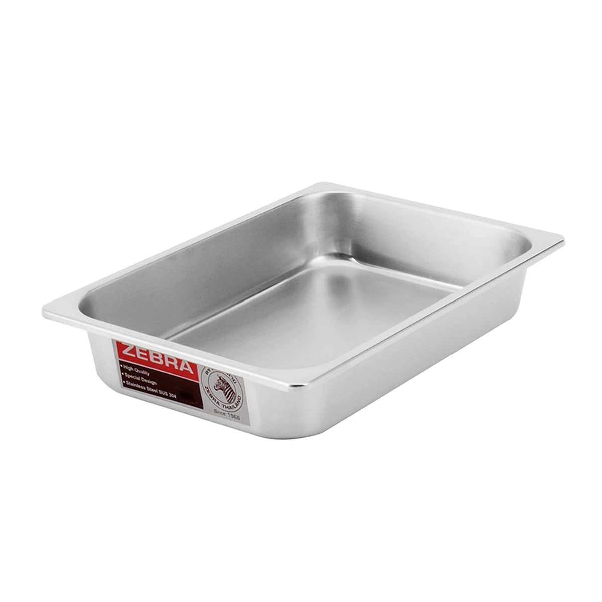 ตราหัวม้าลาย อ่างอาหารสเตนเลส ขนาด 40 ซม.