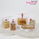 Thumbnail 2 of Boxjourney ถุงขนมปัง สีขาว 13x16x26 ซม. G310 (50 ใบ/แพค)