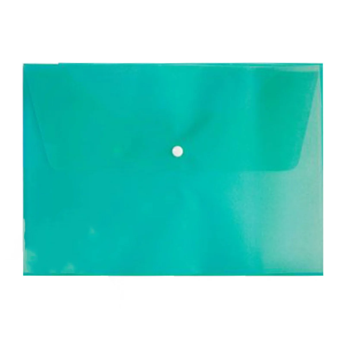 GOLD HAND Button Clear Plastic Envelope File F4