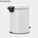 Thumbnail 3 of ถังขยะ สแตนเลสแบบเหยียบ 5ลิตร รุ่น Brabantia Pedal bin New Icon 5L white