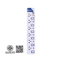 Thumbnail 1 of โตชิโน่ ปลั๊กไฟ 6 Way 6 Switch 3M. (ET-916)