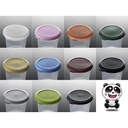 Thumbnail 5 of Panda Outlet V4 ถ้วยเต้าฮวยก้นสี่เหลี่ยม(6 oz.) + ฝา สีเบอร์กันดี้ (แพ็ค 20 ชิ้น)