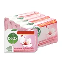 Thumbnail 1 of เดทตอล สบู่ก้อนแอนตี้แบคทีเรีย สูตรรีเพลนนิชชิ่ง 100 ก. x 4