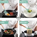 Thumbnail 4 of PINJU ที่ตีไข่ (เทา) ตะหลิวซิลิโคน ตะหลิวด้ามไม้ ตะหลิวซิลิโคนกันความร้อน อุปกรณ์ครัว เซ็ตตะหลิว ทัพพีซิลิโคน อุปกรณ์ทำอาหาร