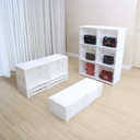Thumbnail 3 of ซุปเปอร์ ล็อค ตู้รองเท้าพับได้ 3 ชั้น ใส่รองเท้าได้ 12 คู่ รุ่น 5691