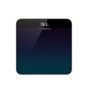 Thumbnail 1 of เครื่องชั่งน้ำหนักชิปตรวจวัดไขมัน BIA วิเคราะห์และแสดงค่าไขมันจำข้อมูลของผู้ใช้งานได้สูงสุดถึง 16 คน สีดำ